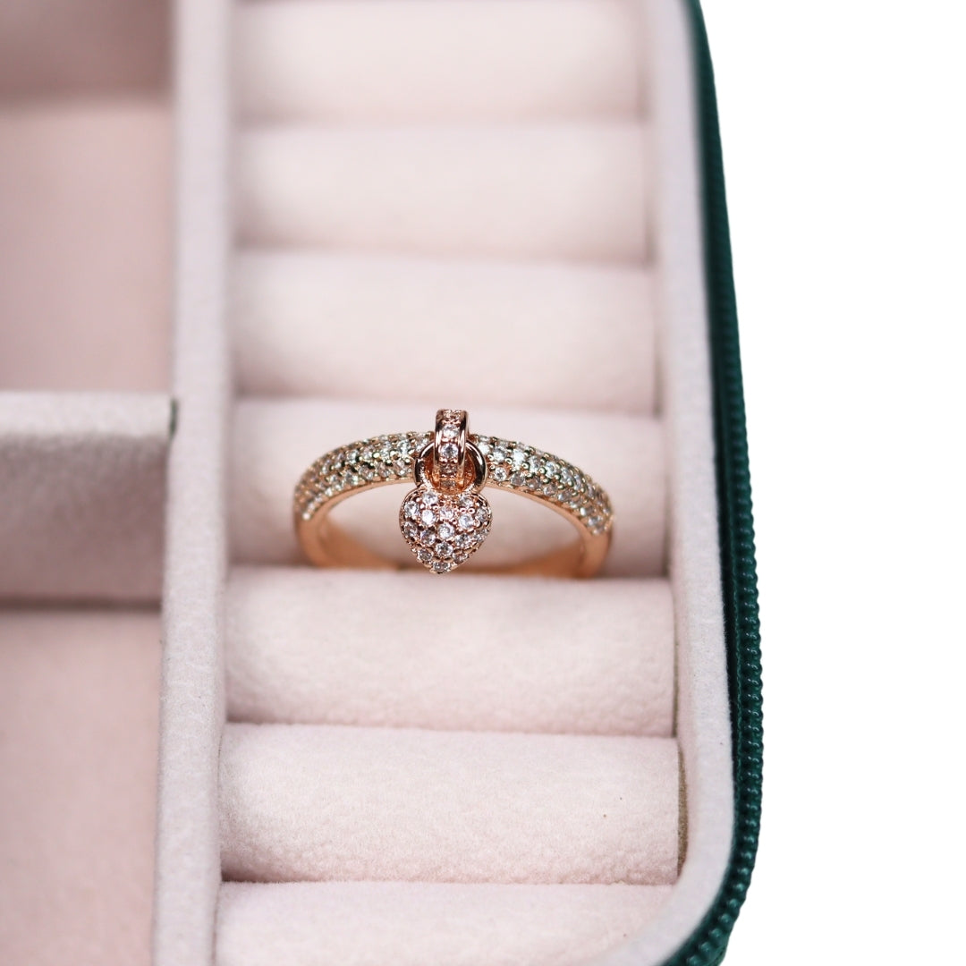 Rose Heart Stone Ring - Adorn-iq