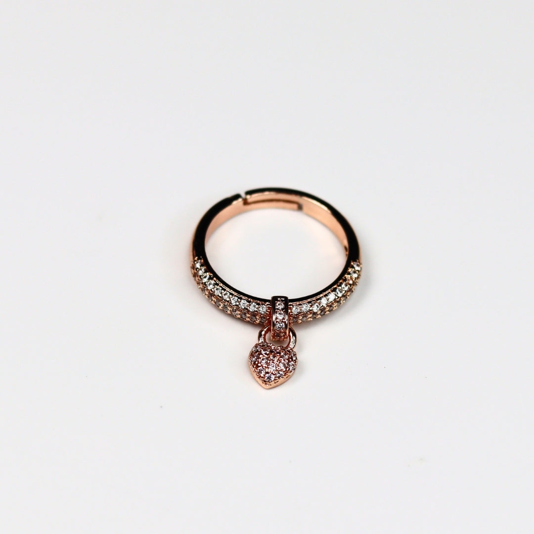 Rose Heart Stone Ring - Adorn-iq