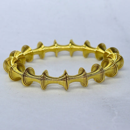 Aurum Spiral Bracelet (Stretchable) - Adorn-iq