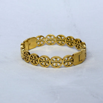 Classic gold Pattern Bracelet - Adorn-iq