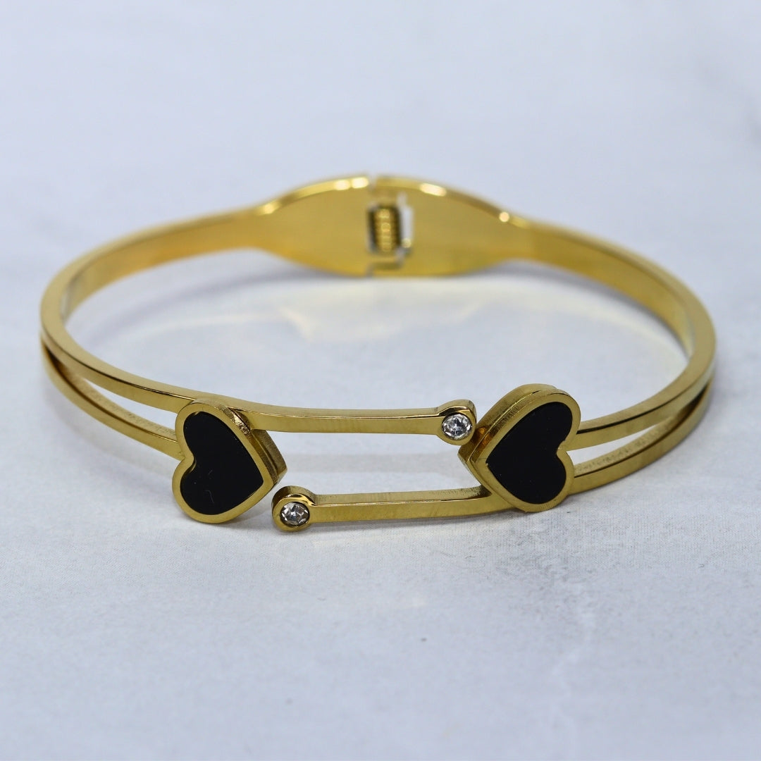 Dual heart Bracelet - Adorn-iq