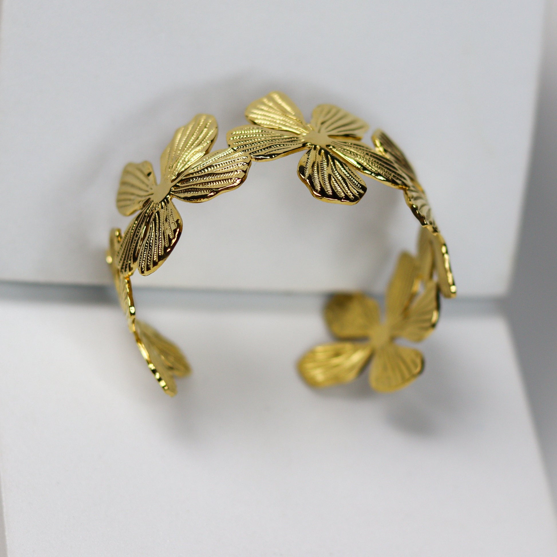 Sunlit Flower Cuff Bracelet - Adorn-iq