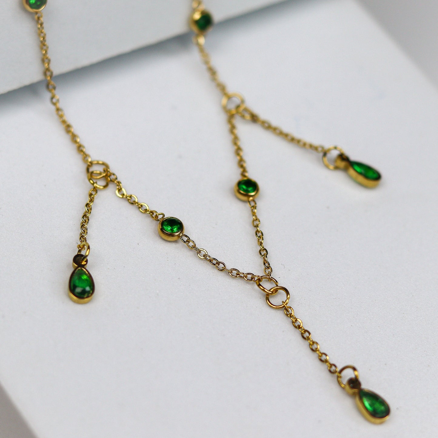 Emerald Beads Necklace - Adorn-iq