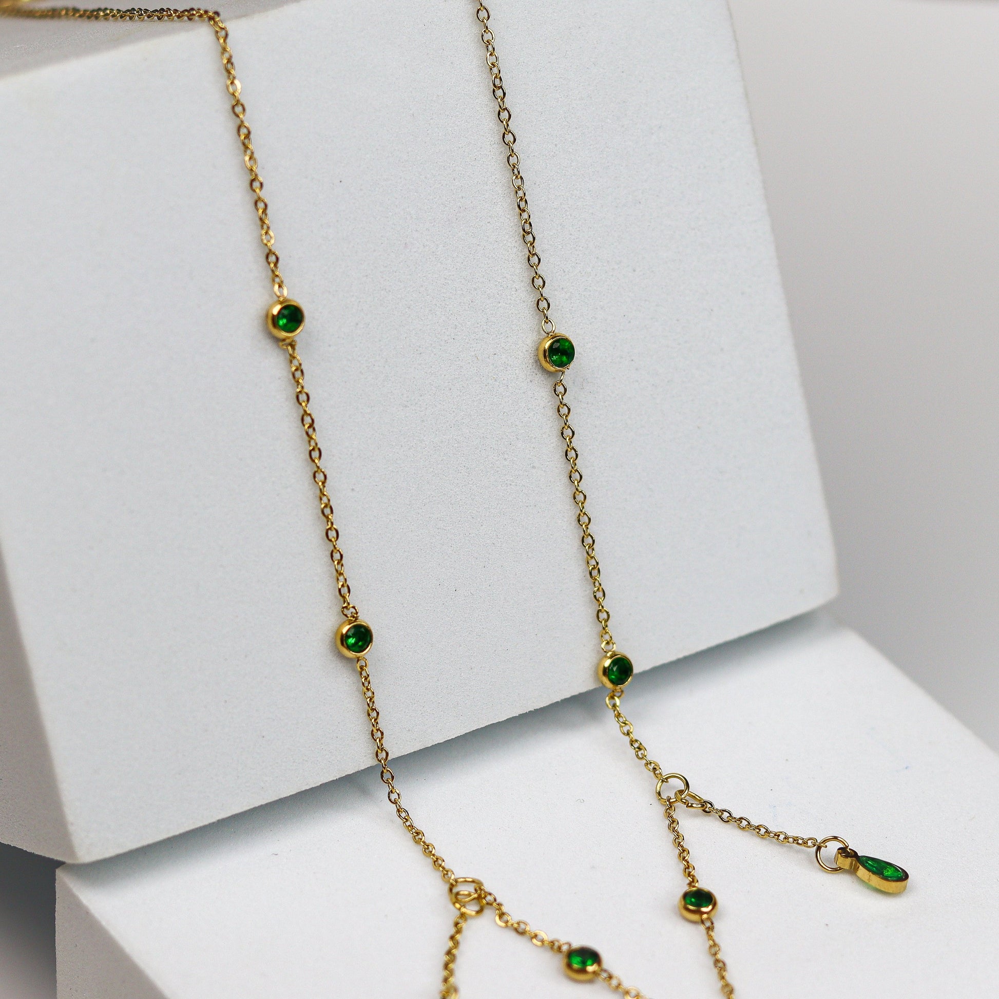 Emerald Beads Necklace - Adorn-iq