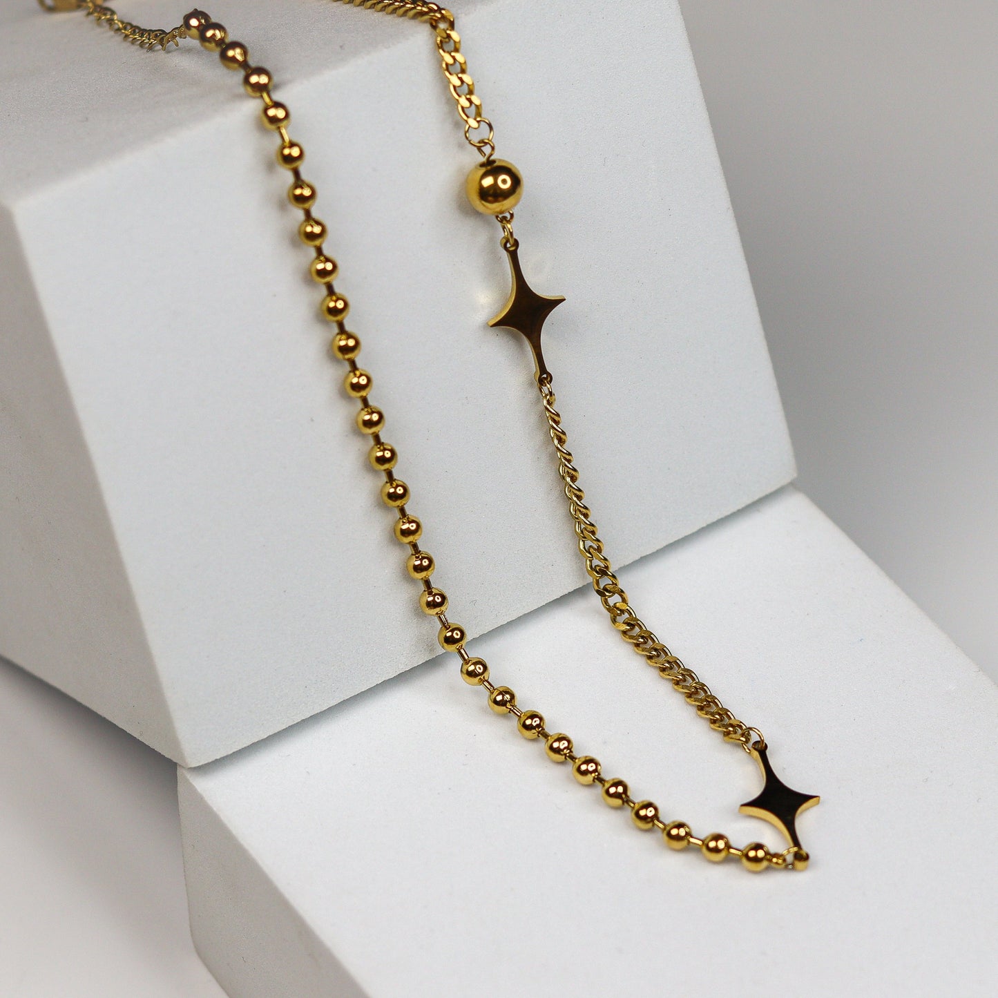 Golden Orbit Necklace - Adorn-iq