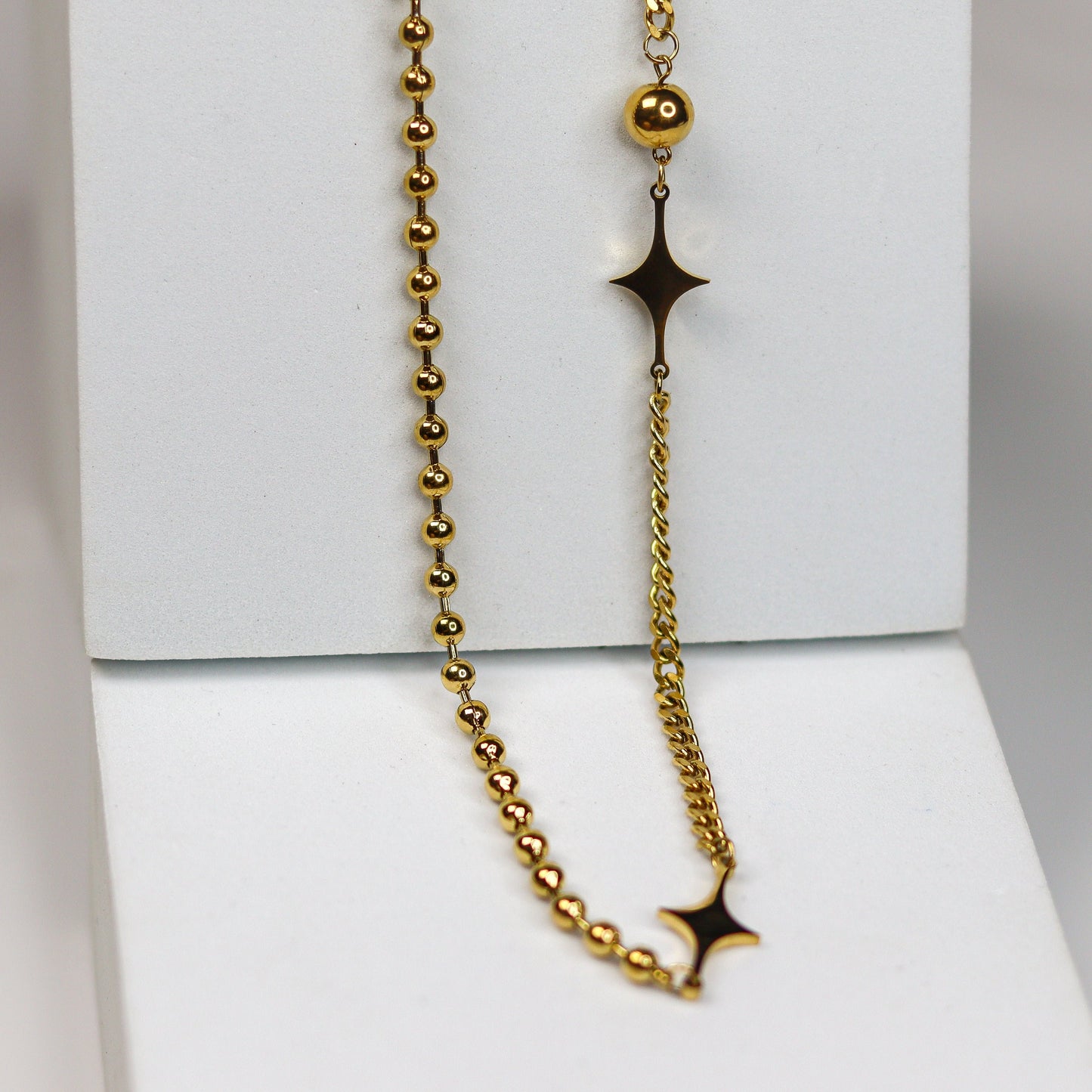 Golden Orbit Necklace - Adorn-iq