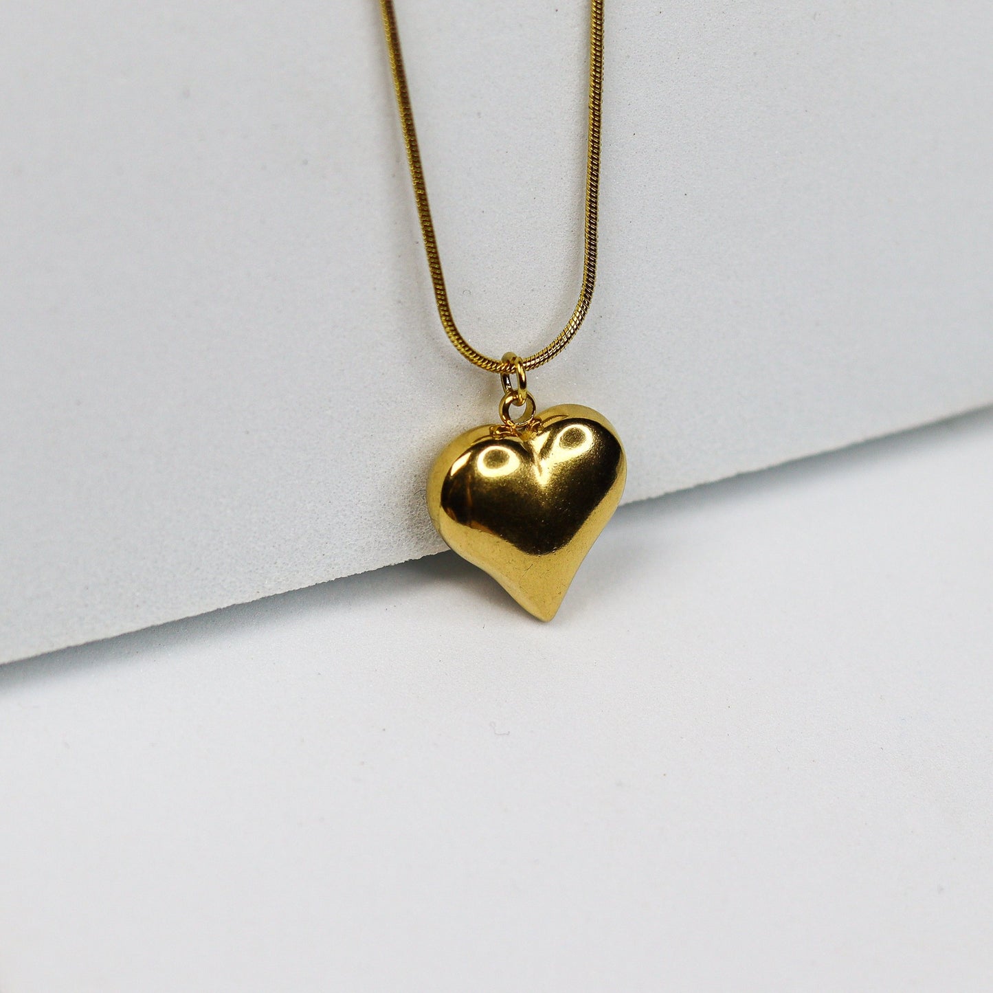 Classic Chubby Heart Necklace - Adorn-iq