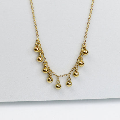 Dazzling Ball Chain Necklace - Adorn-iq