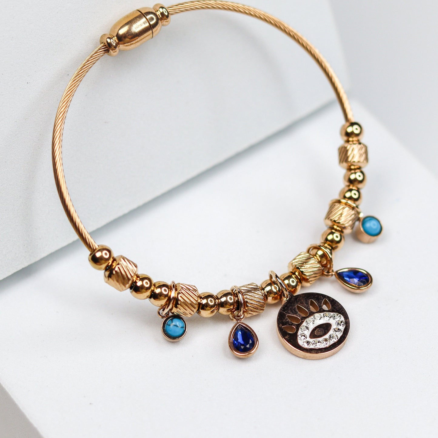 Evil Eye Charm Bracelet - Adorn-iq