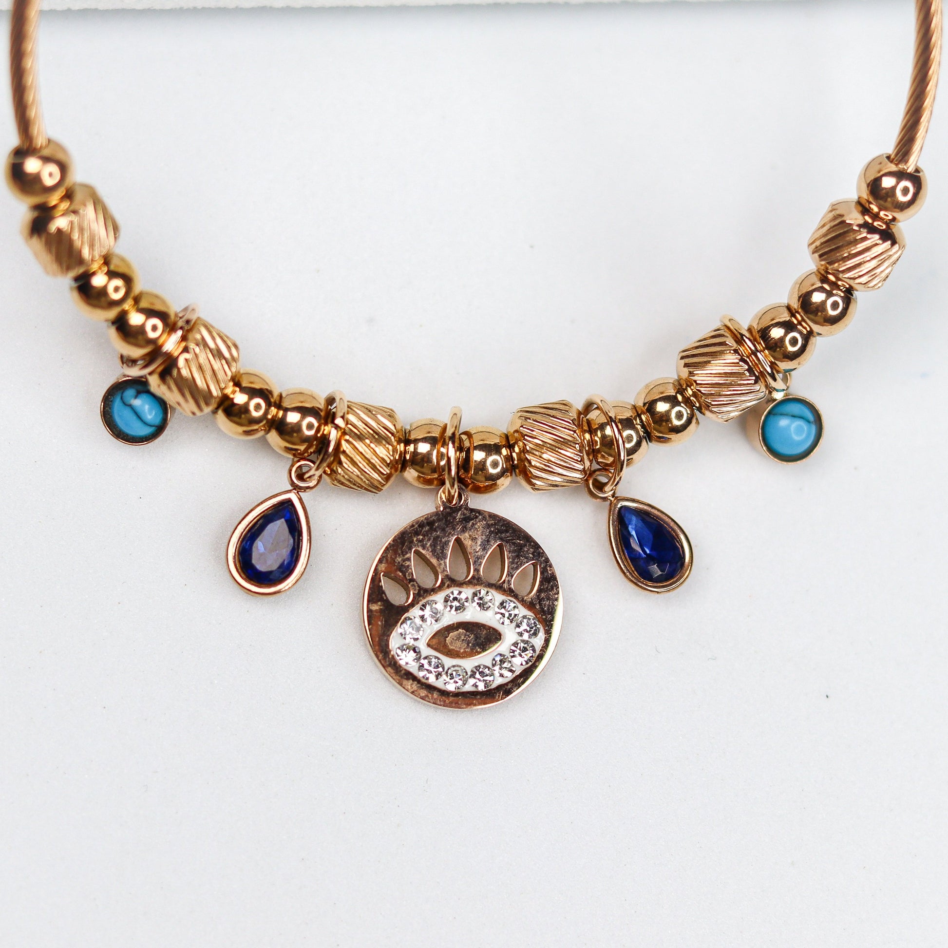 Evil Eye Charm Bracelet - Adorn-iq