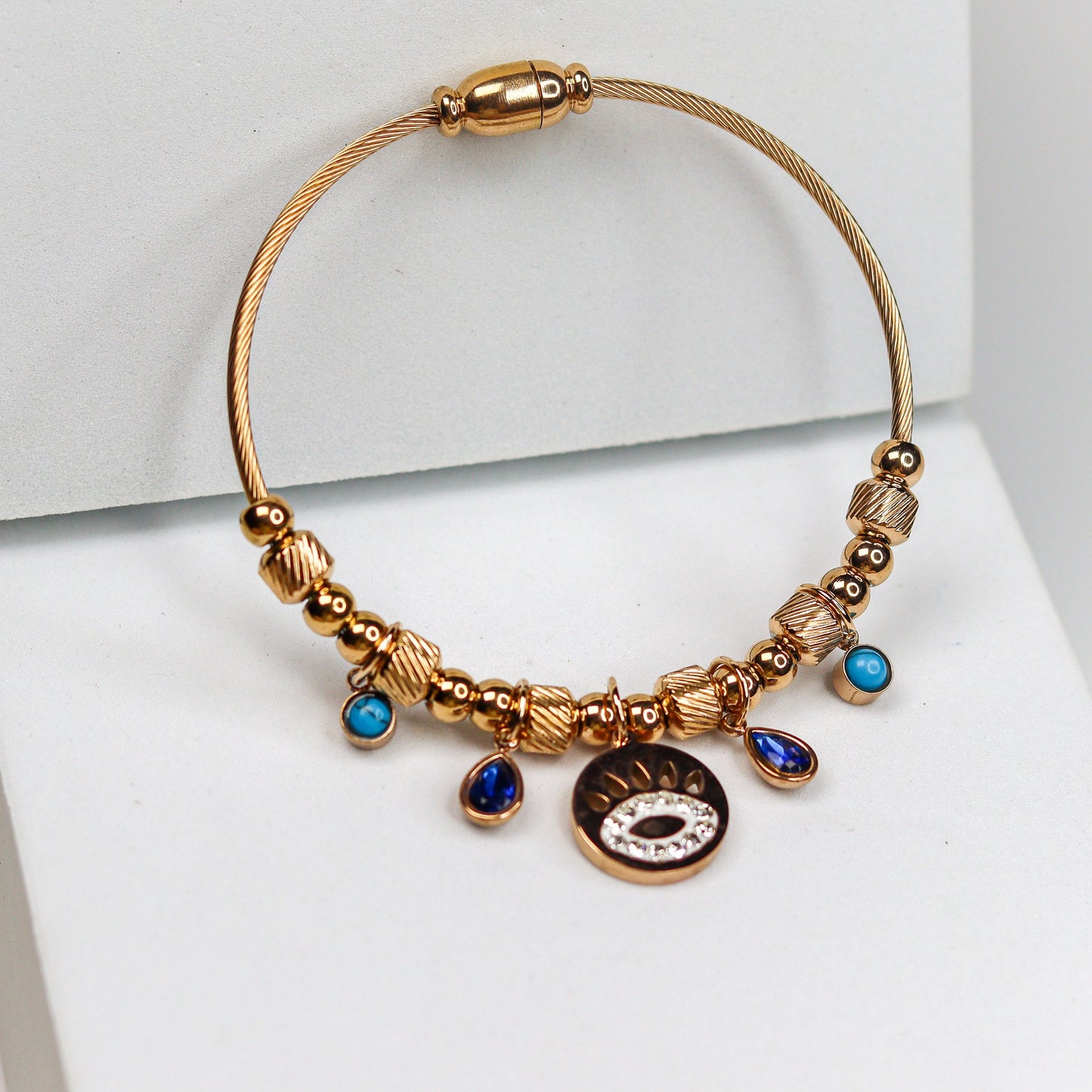 Evil Eye Charm Bracelet - Adorn-iq