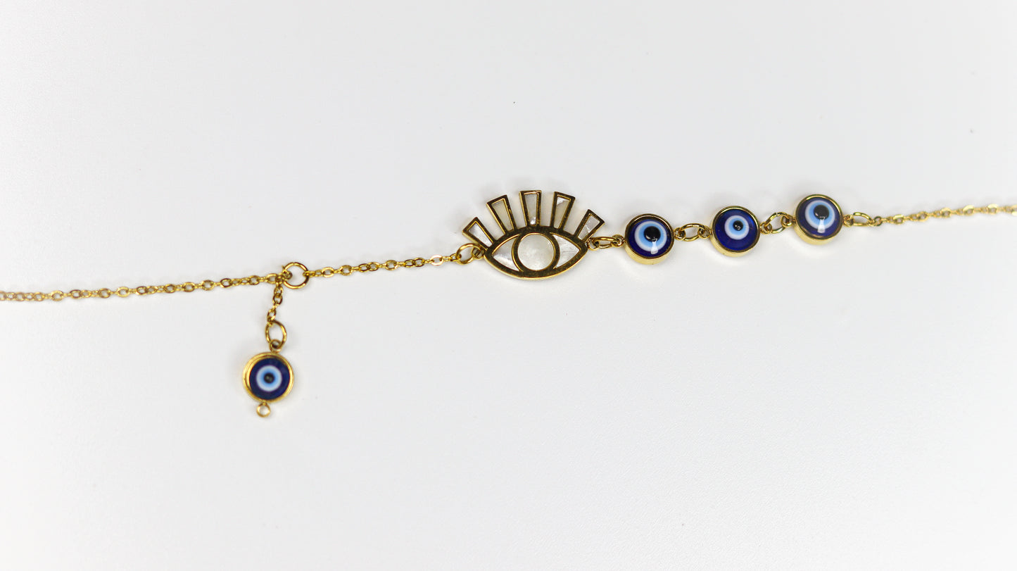 Evil Eye String Bracelet - Adorn-iq