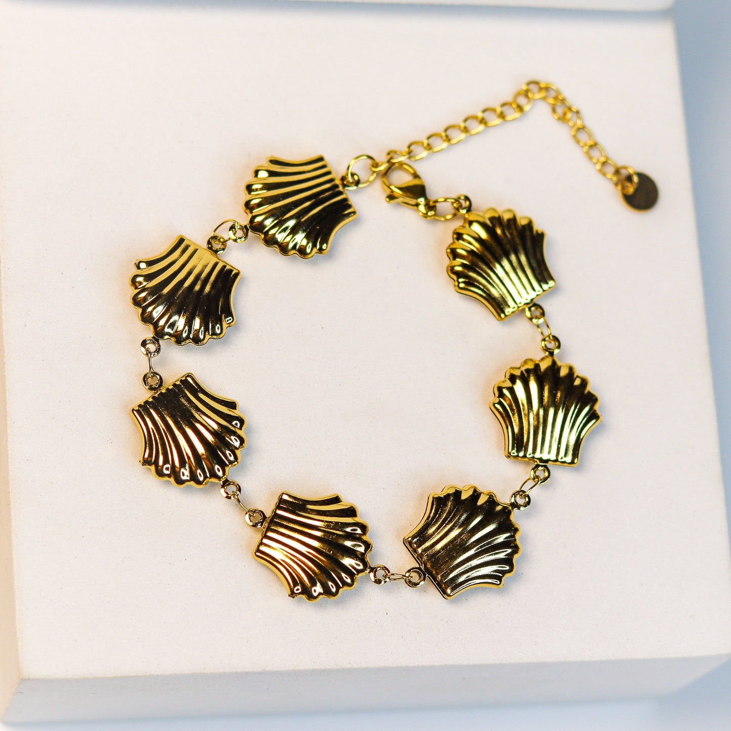 Gold Shell Bracelet