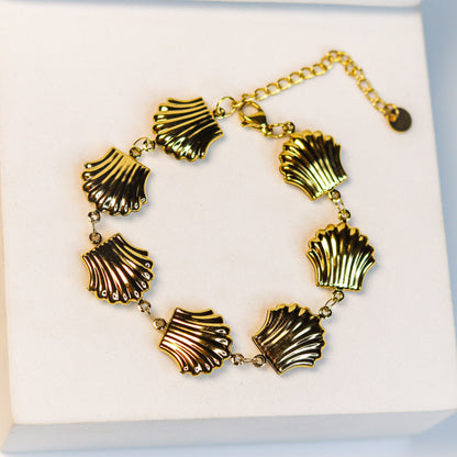 Gold Shell Bracelet