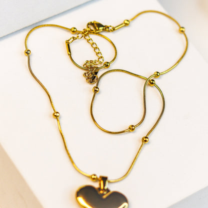 Golden Era Heart Necklace