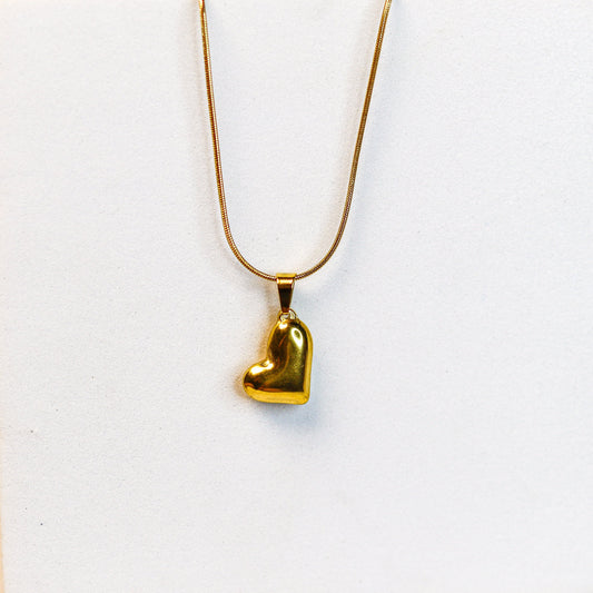 Tilt Heart Necklace