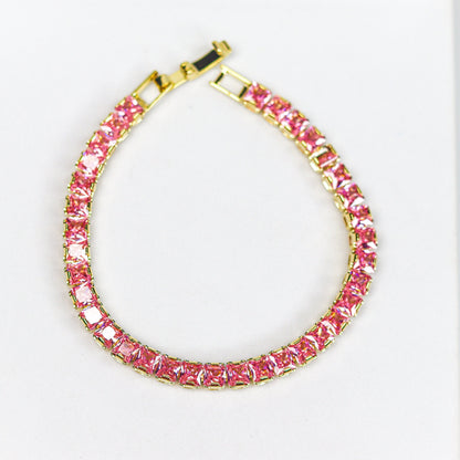 Blush Rose Tennis Bracelet