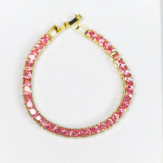 Blush Rose Tennis Bracelet