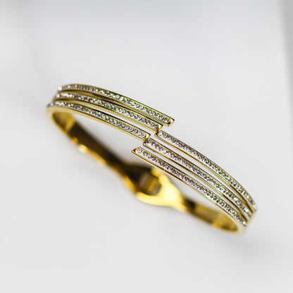 Dazzle Streak Bangle Bracelet