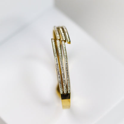 Dazzle Streak Bangle Bracelet