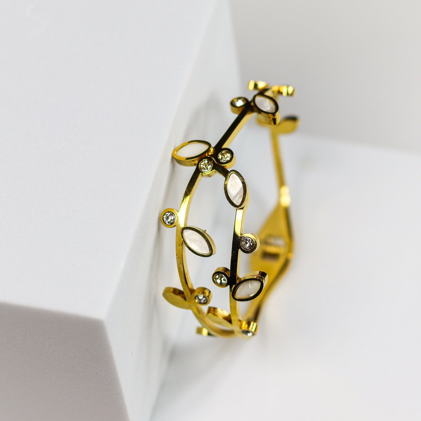 Petal Vine Bangle Bracelet