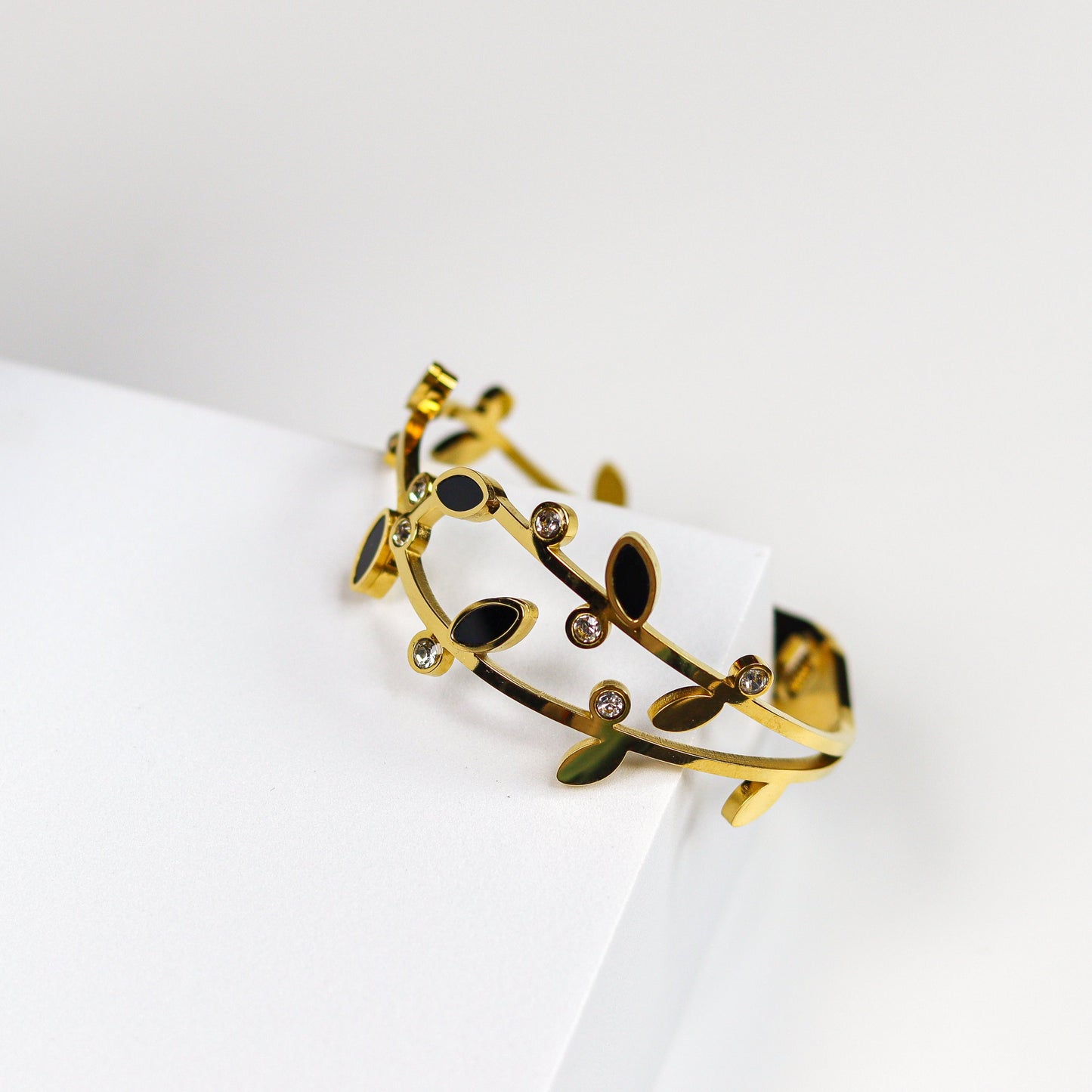 Petal Vine Bangle Bracelet