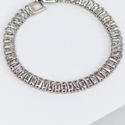 Lustre Link Tennis Chain Bracelet