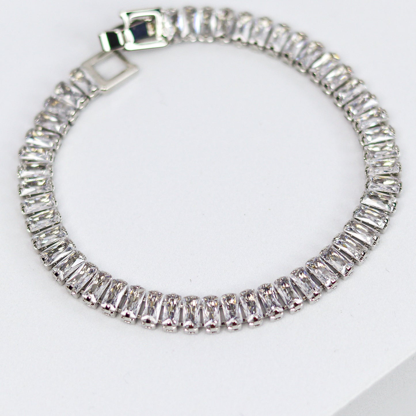 Lustre Link Tennis Chain Bracelet