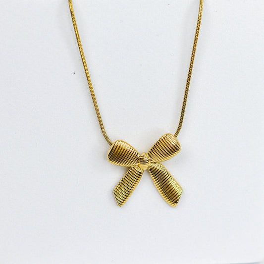 Statement Bow Necklace