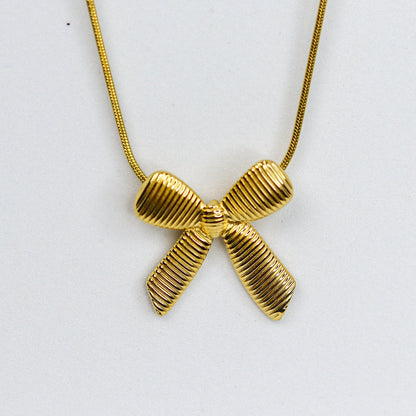 Statement Bow Necklace