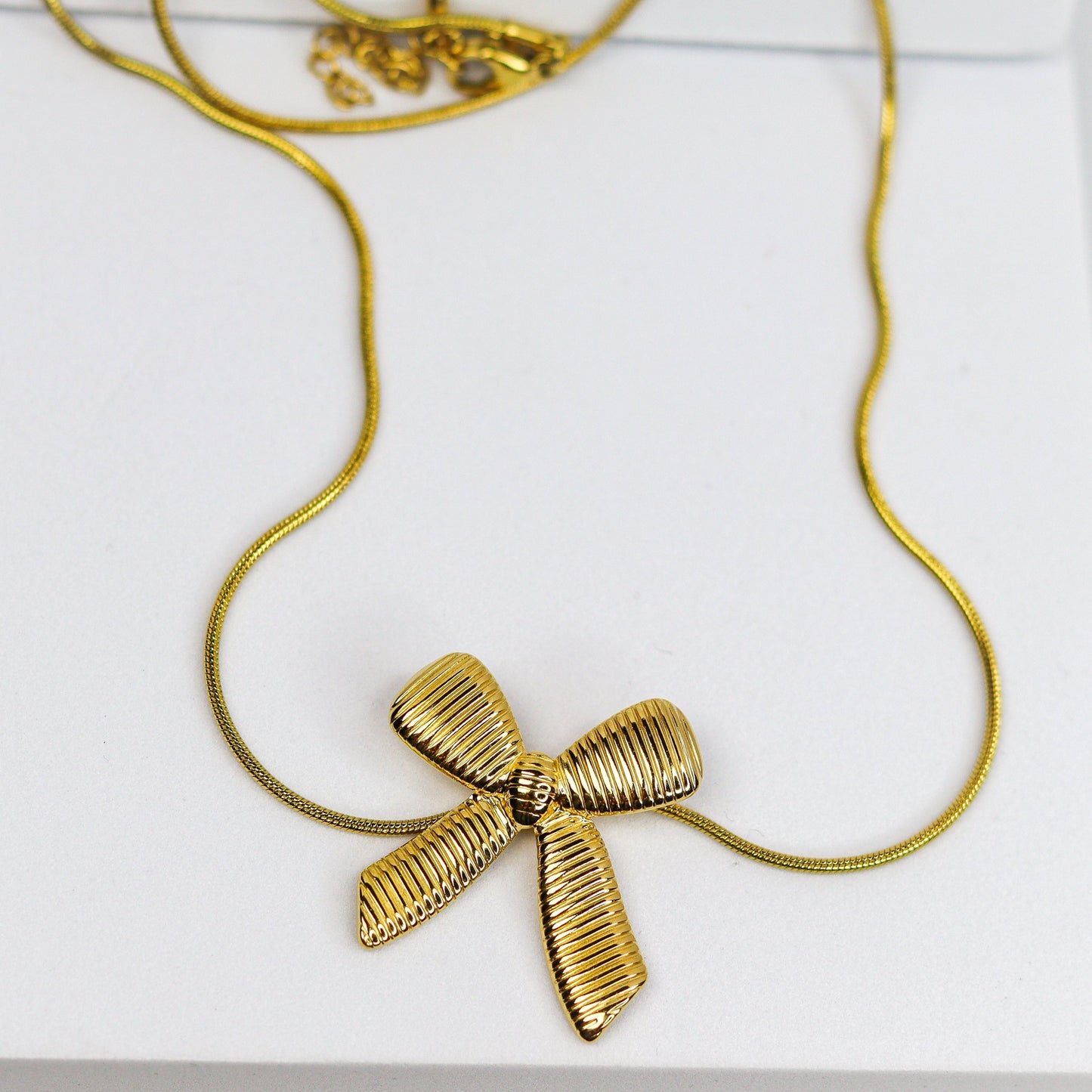 Statement Bow Necklace