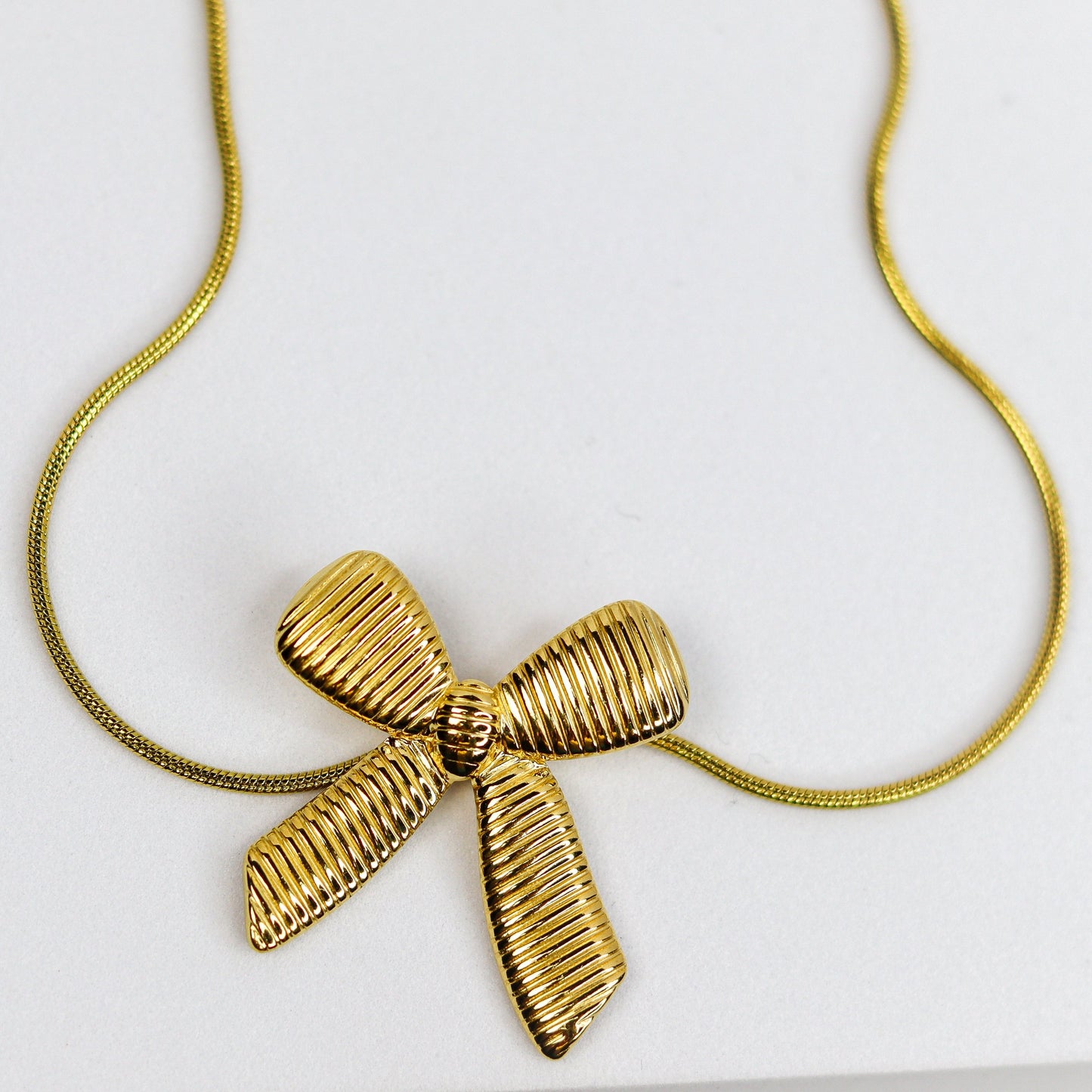 Statement Bow Necklace