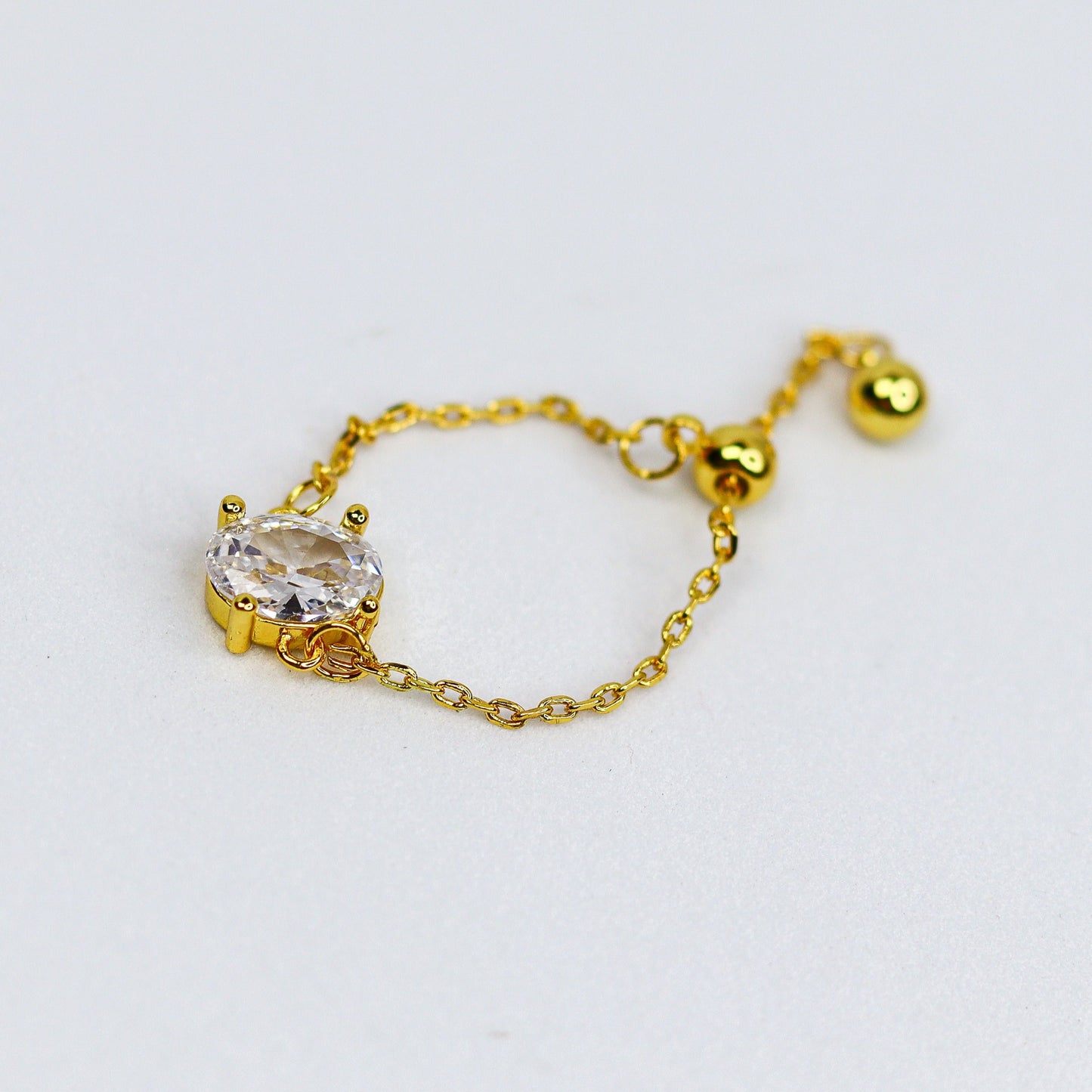 Solitaire Chain Ring