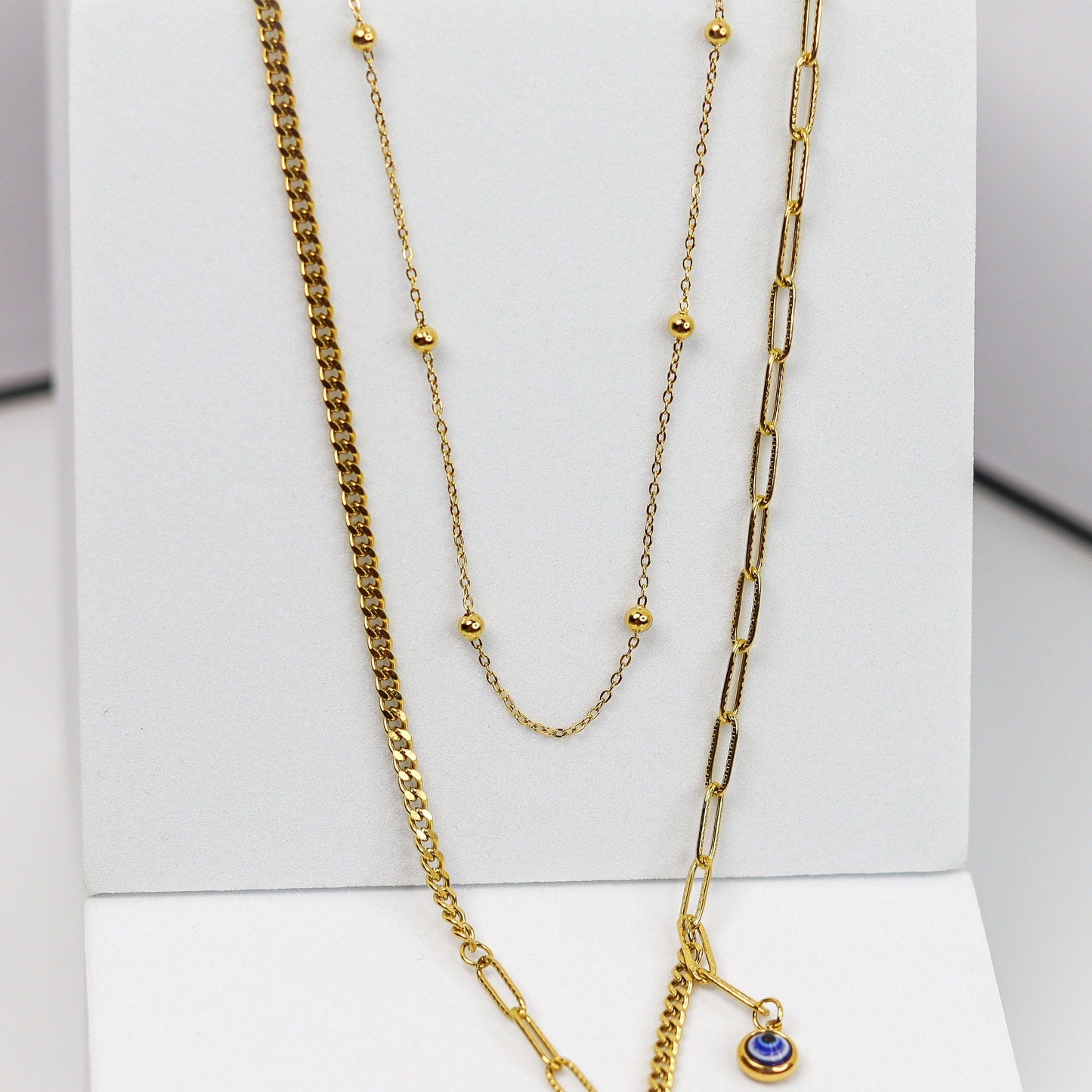 Hamza Dual Chain Necklace