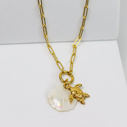 Turtle Charm Necklace