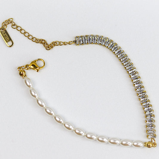 Pearl Symphony Tennis Bracelet