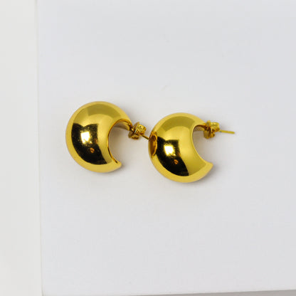 Half Moon Chubby Earrings