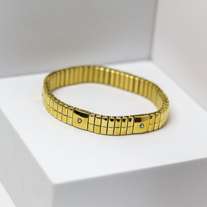 Minimal Stretchable Stone Bracelet