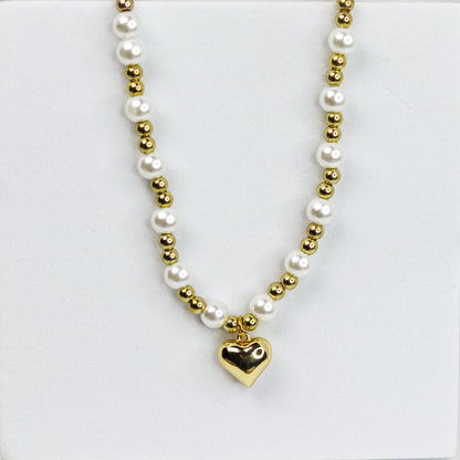 Heartstrings Pearl Necklace