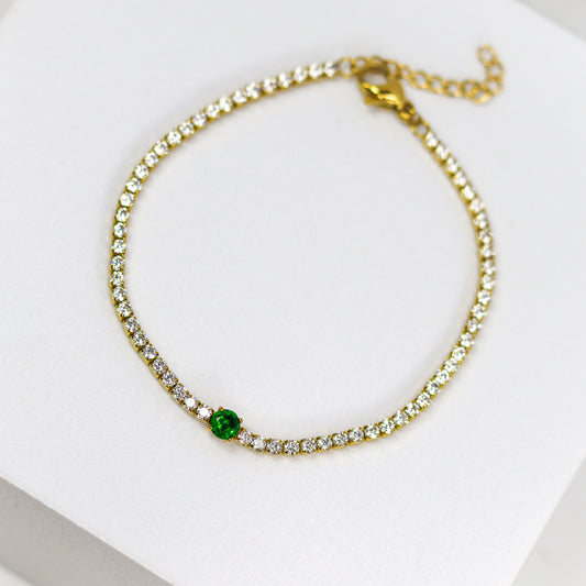 Solo Emerald Tennis Bracelet