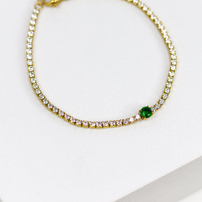 Solo Emerald Tennis Bracelet