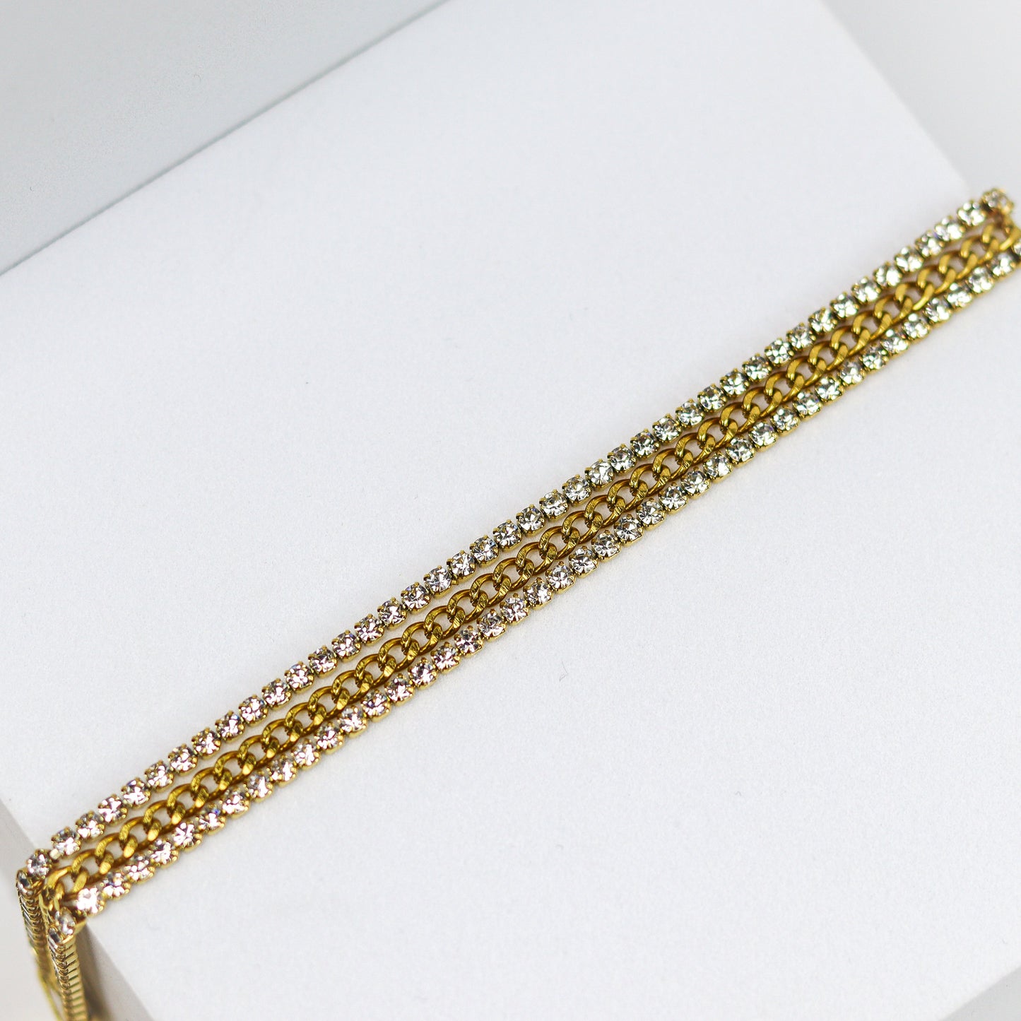 Double Chain Tennis Bracelet