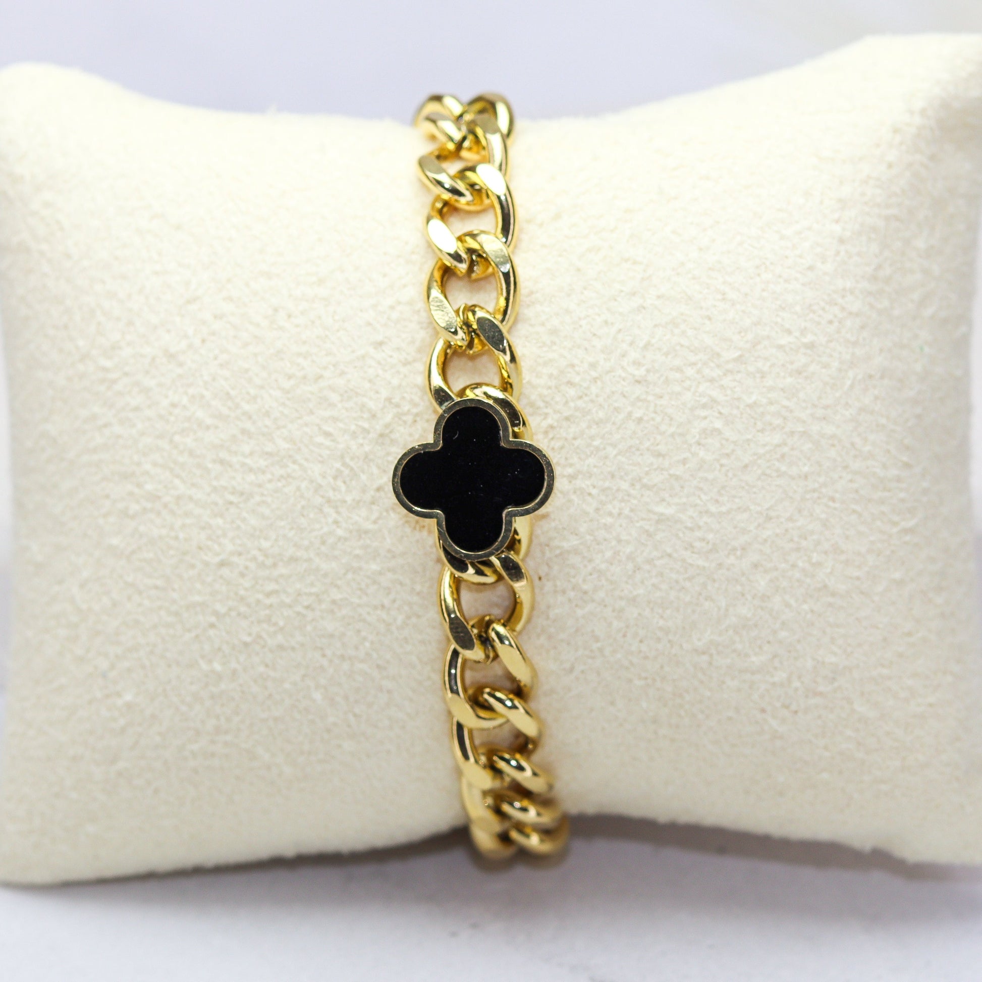 Chunky Clover Chain Bracelet - Adorn-iq