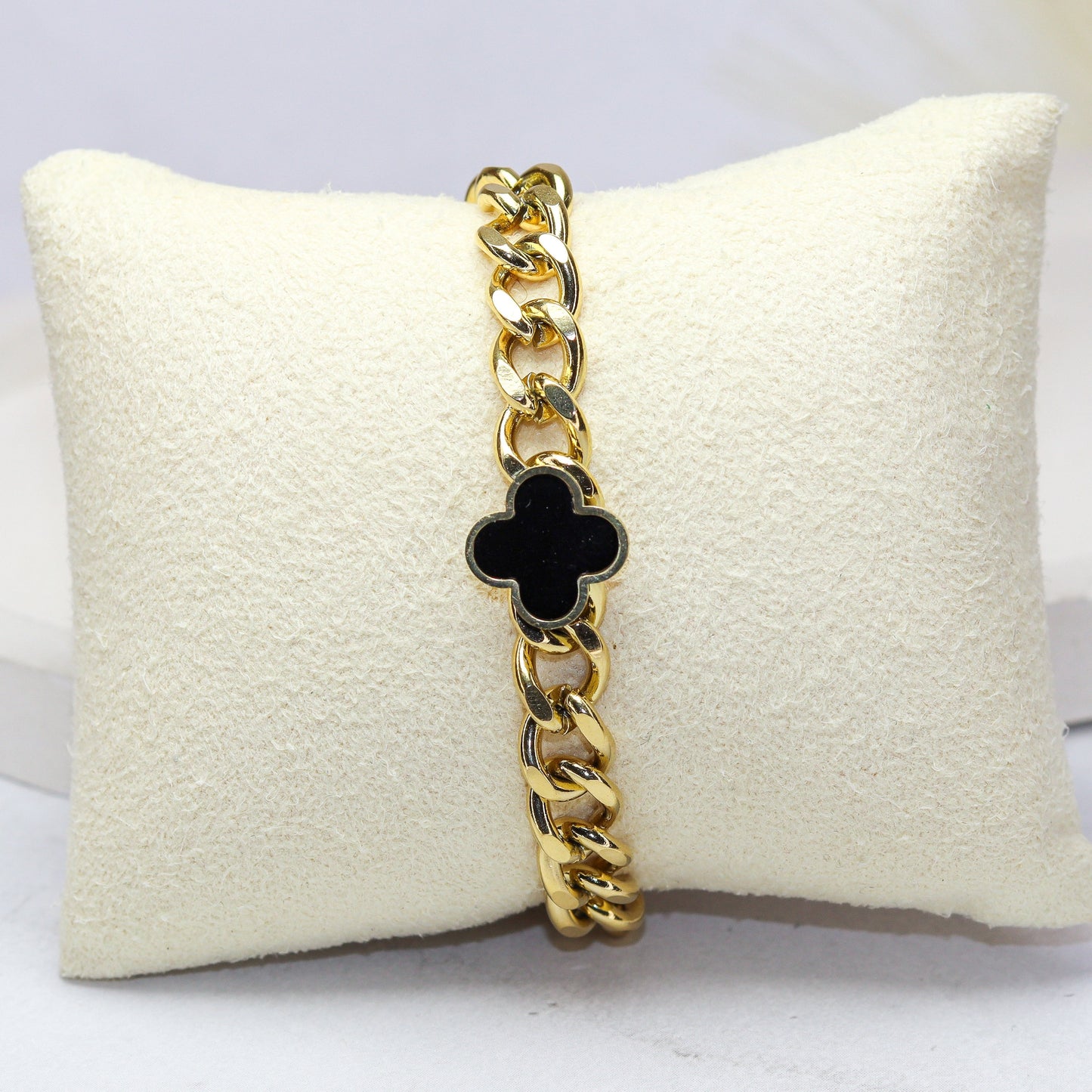 Chunky Clover Chain Bracelet - Adorn-iq