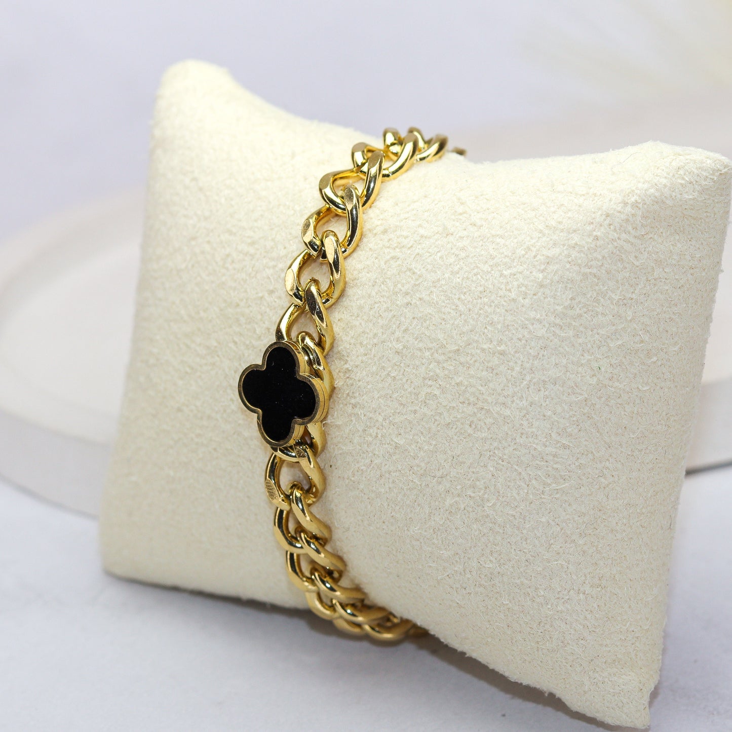 Chunky Clover Chain Bracelet - Adorn-iq