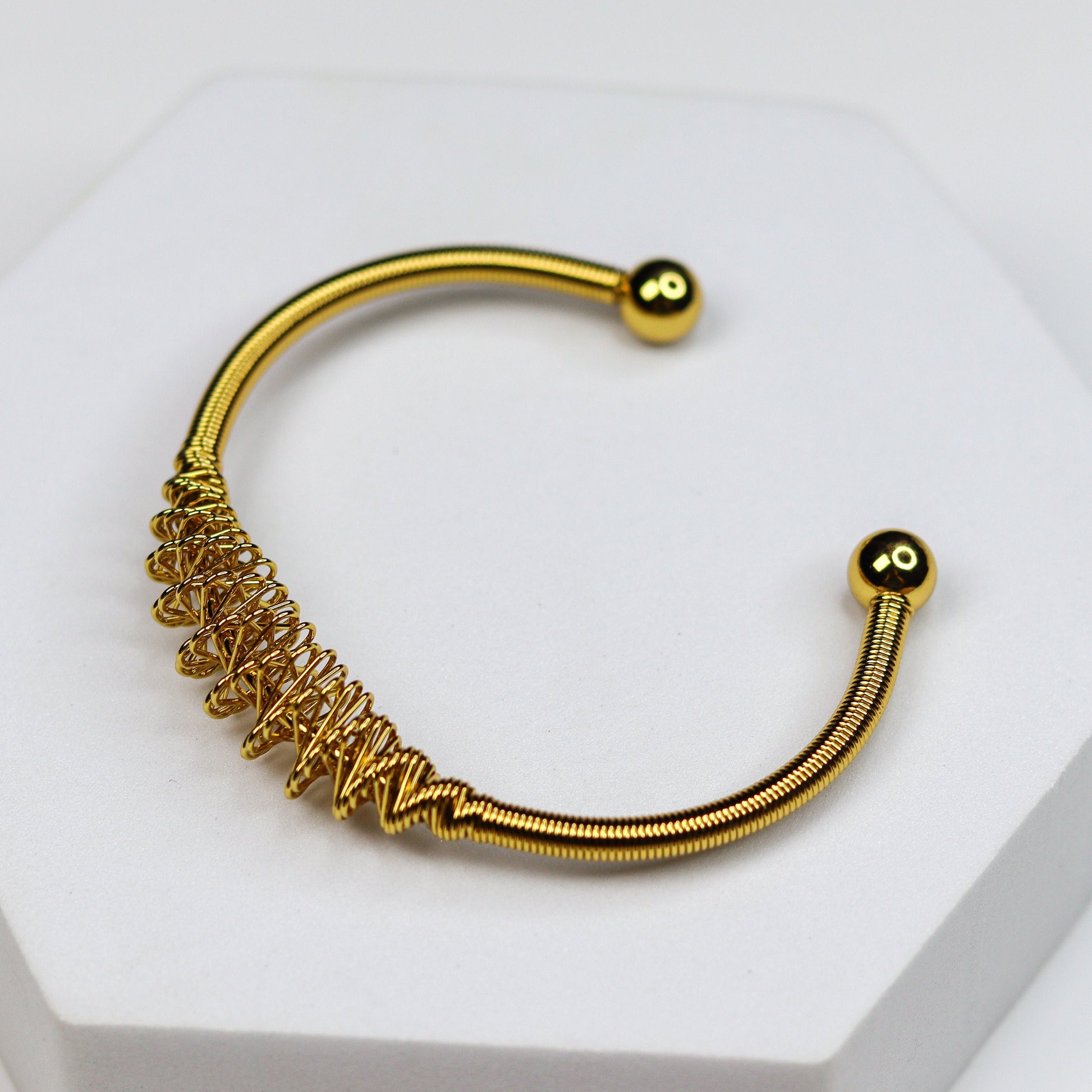 Semi-Spiral Cuff Bracelet - Adorn-iq