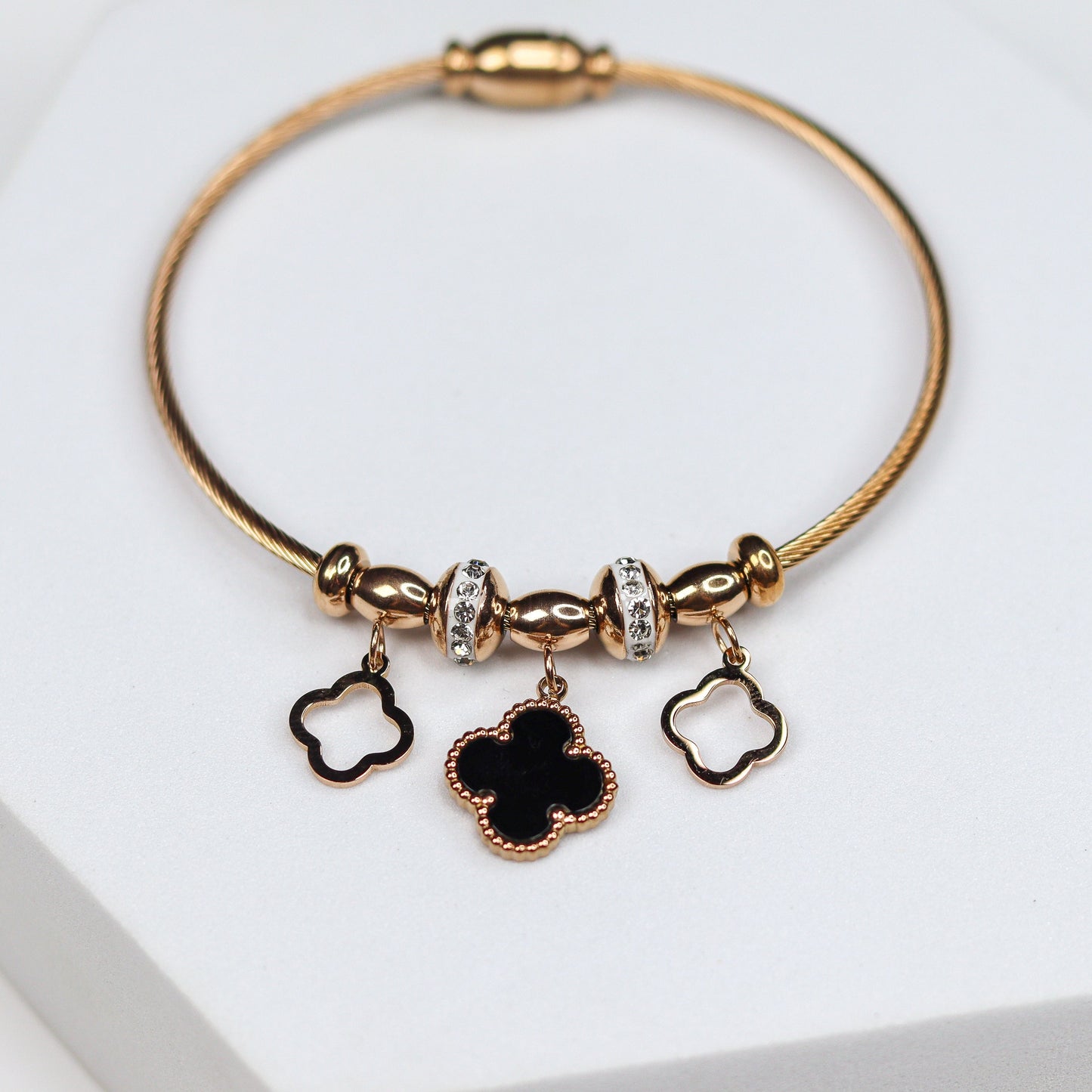 Rose Clover Bracelet - Adorn-iq