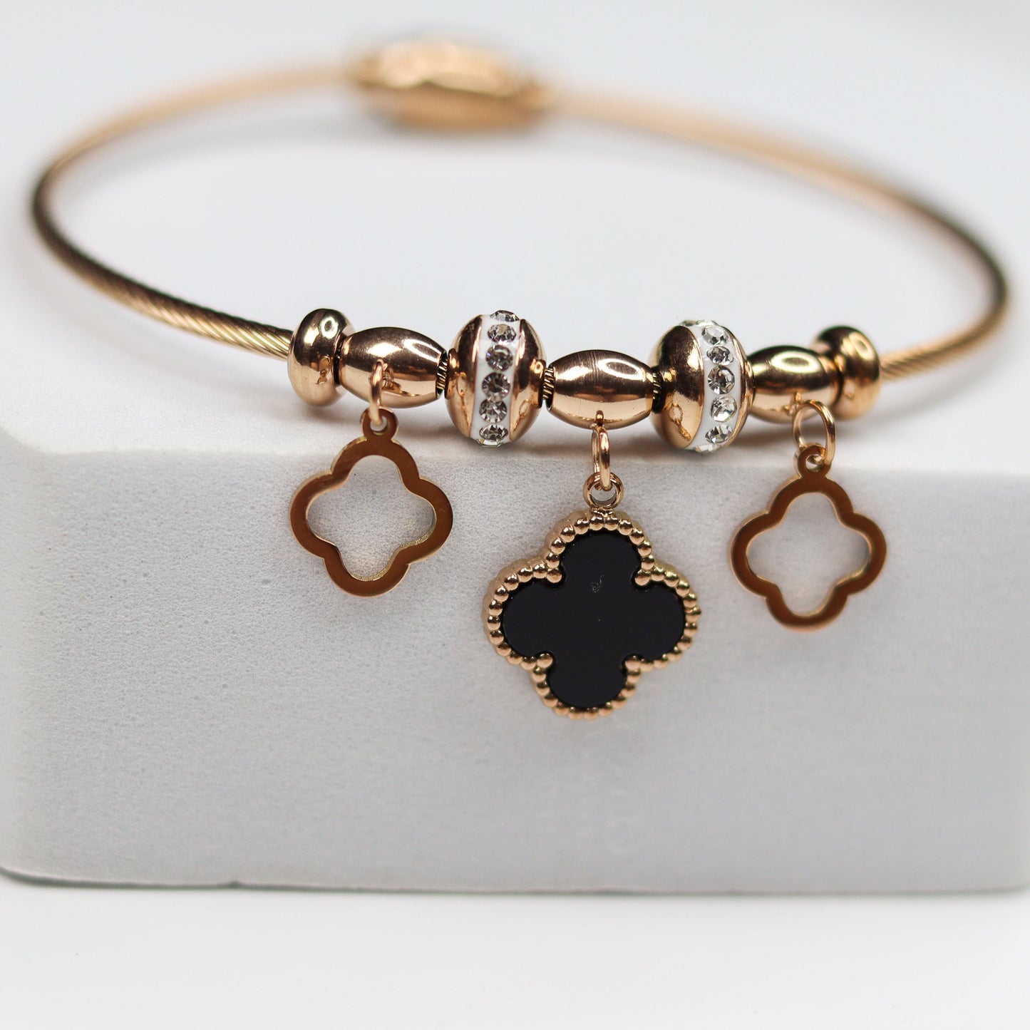 Rose Clover Bracelet - Adorn-iq