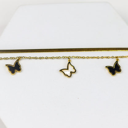 Trio Butterfly Chain Bracelet - Adorn-iq