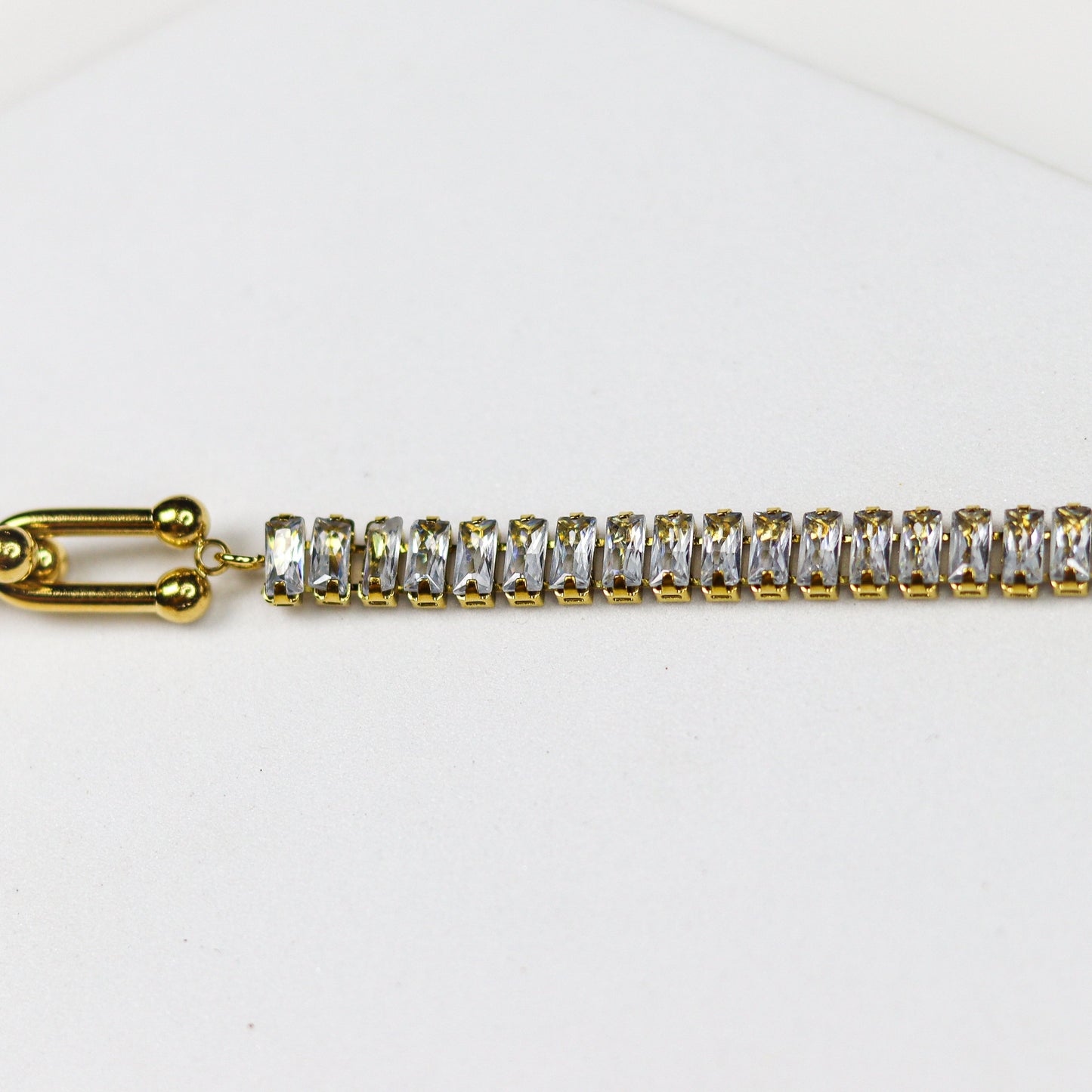 U Link Tennis Bracelet - Adorn-iq